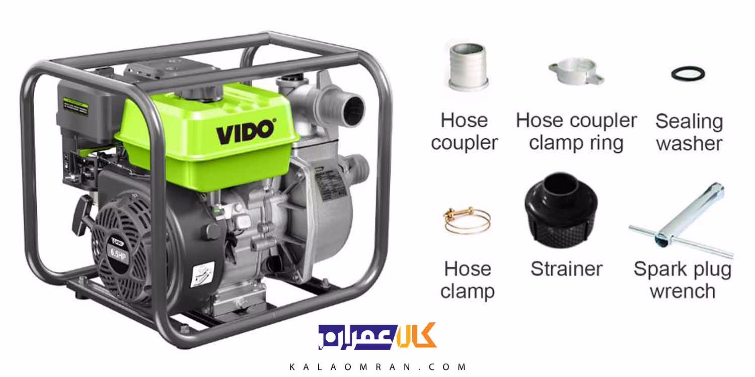 پمپ آب بنزینی (2 اینچ) ویدو مدل WD020325055
