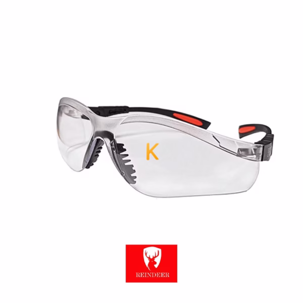 عینک ایمنی شفاف مدل FX-3005-S ریندر Reindeer