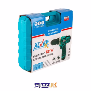 دریل پیچ گوشتی چکشی شارژی مدل AV-2012 آلور