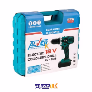دریل پیچ گوشتی چکشی شارژی 18 ولت مدل AV-2018 آلور