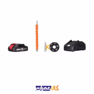 دریل پیچ گوشتی چکشی شارژی 20 ولت براشلس مدل AV-2020 آلور