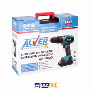 دریل پیچ گوشتی چکشی شارژی 20 ولت براشلس مدل AV-2020 آلور