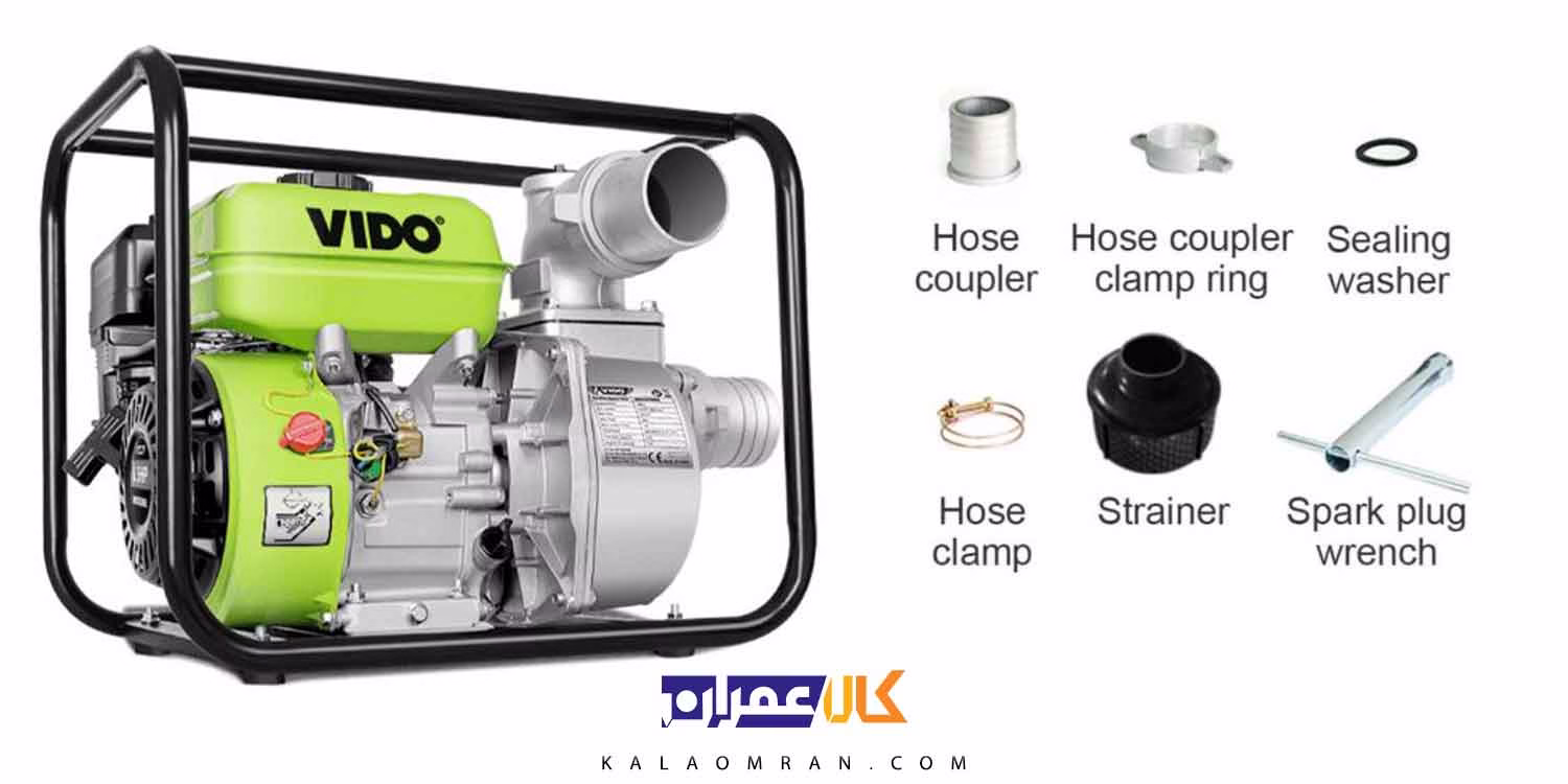 پمپ آب دیزلی WD020328065 ویدو (6.5 اسب بخار)