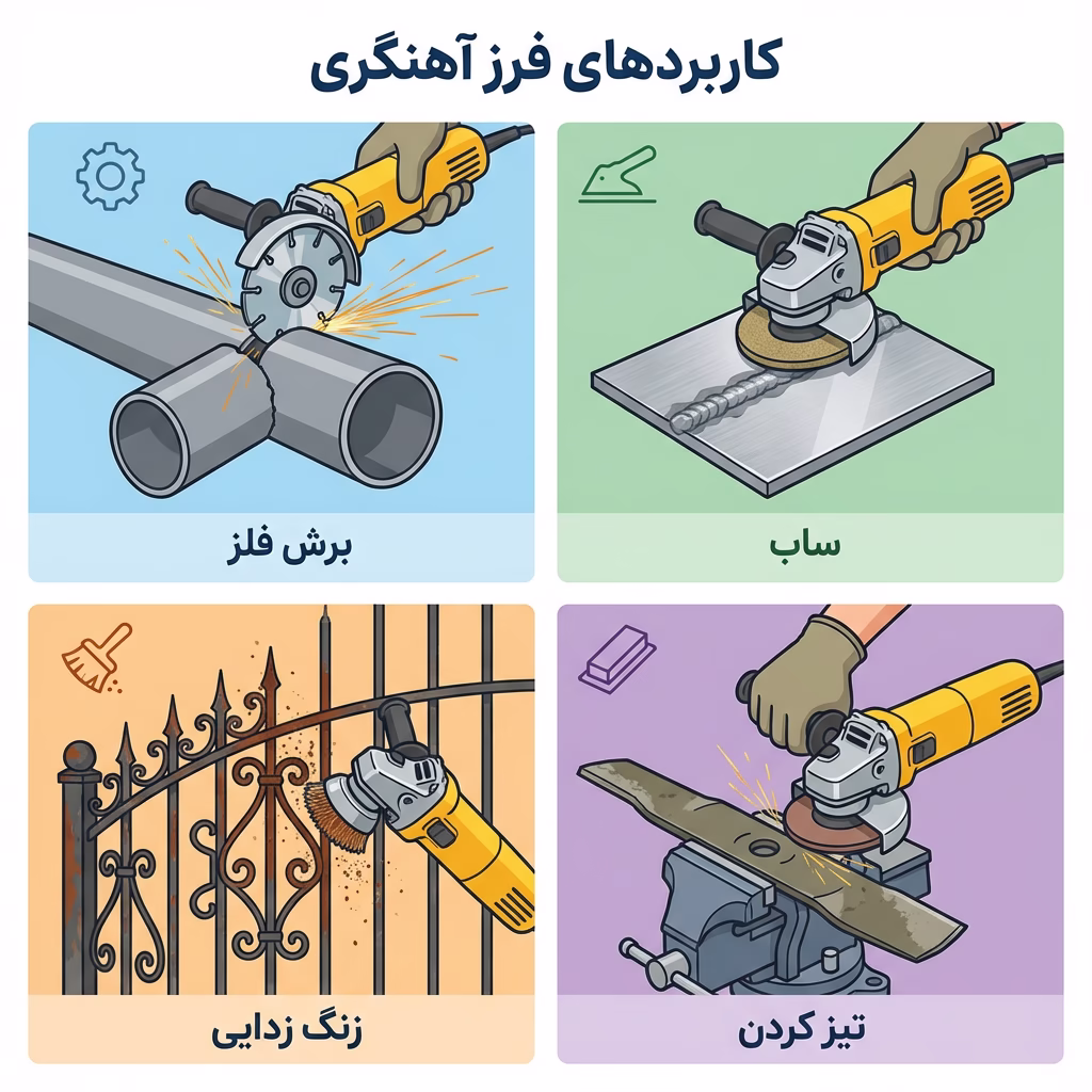 کاربرد فرزآهنگری بوش