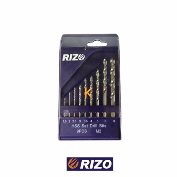 ست 9 عددی مته آهن HSS مدل SO9PS ریزو